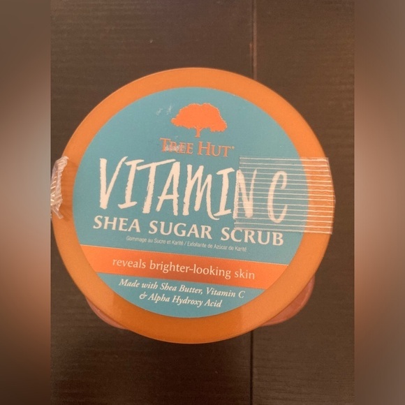 Tree hut Vitamin C Shea sugar scrub- 18 oz size. Opened but never used. - Picture 2 of 4